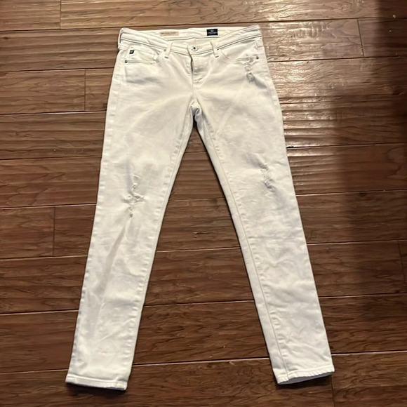 AG Adriano Goldschmied The Stevie Ankle Slim Straight Leg Jeans - Picture 1 of 7